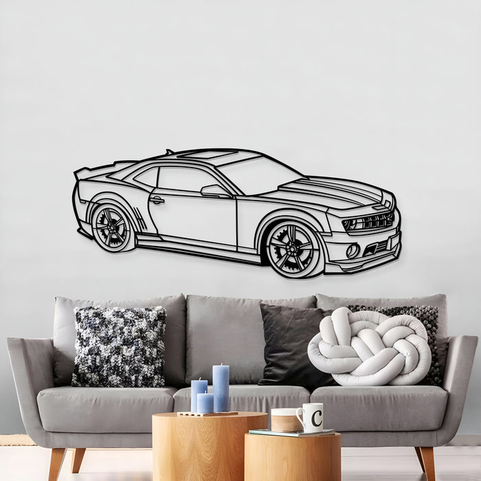 Chevrolet Camaro SS PERSPECTIVE Silhouette Metal Wall Art