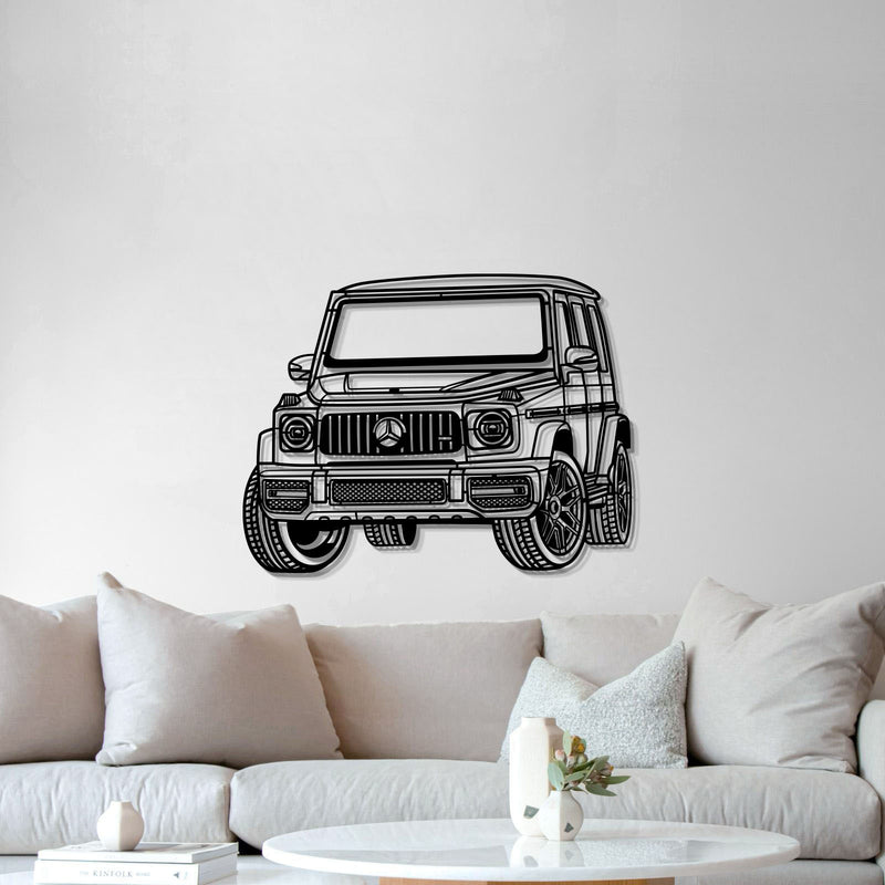 Mercedes G Class G63 PERSPECTIVE Metal Car Silhouette Wall Art
