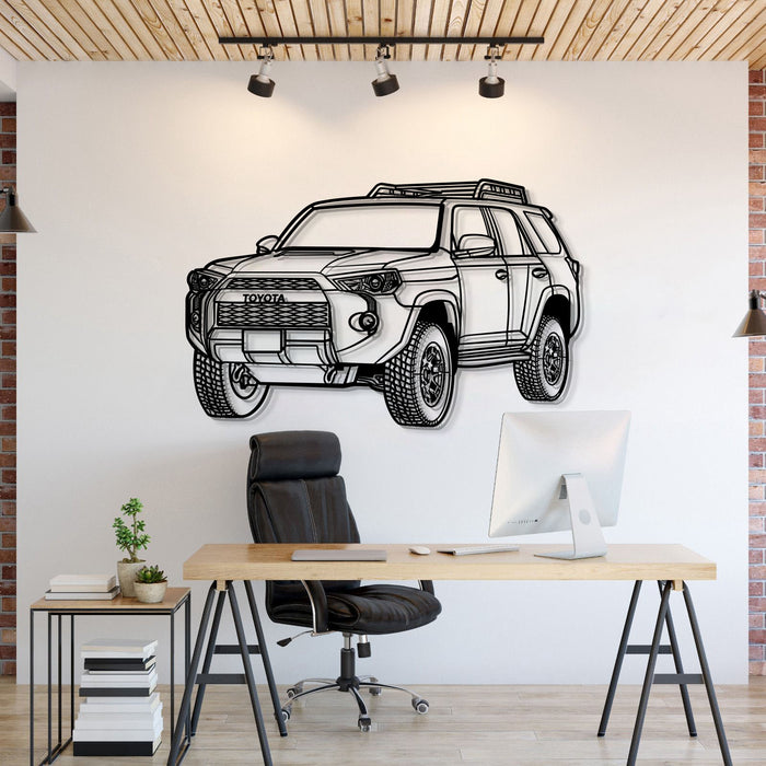 Toyota 4Runner TRD Pro PERSPECTIVE Metal Car Silhouette Wall Art