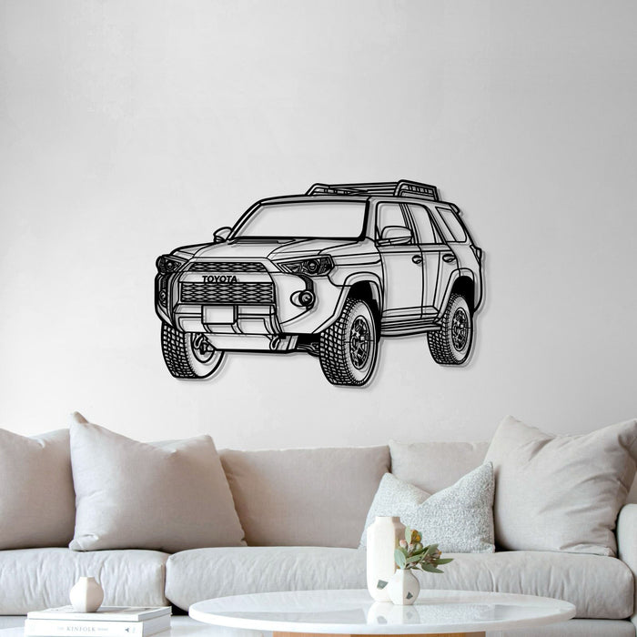 Toyota 4Runner TRD Pro PERSPECTIVE Metal Car Silhouette Wall Art
