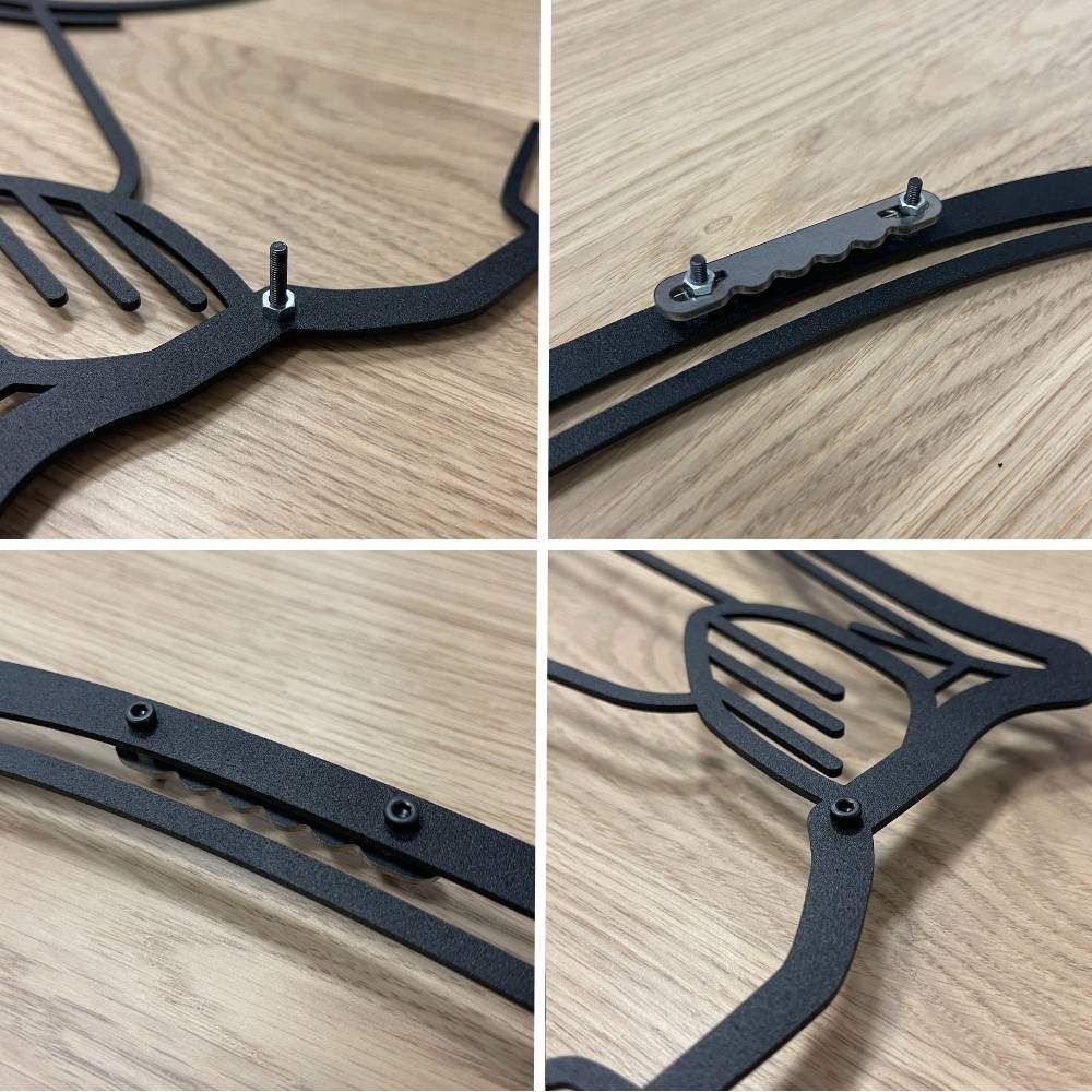 Chevrolet Camaro ZL1 Detailed Silhouette Metal Wall Art